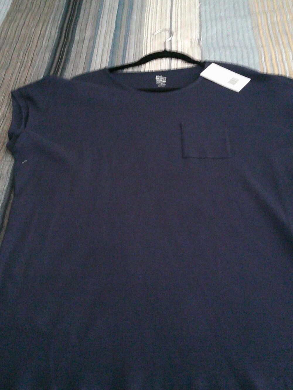 KIm Rogers Navy long  tunic t shirt NEW Size L